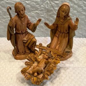 Fontanini Mary, Joseph, Baby Nativity Figurines